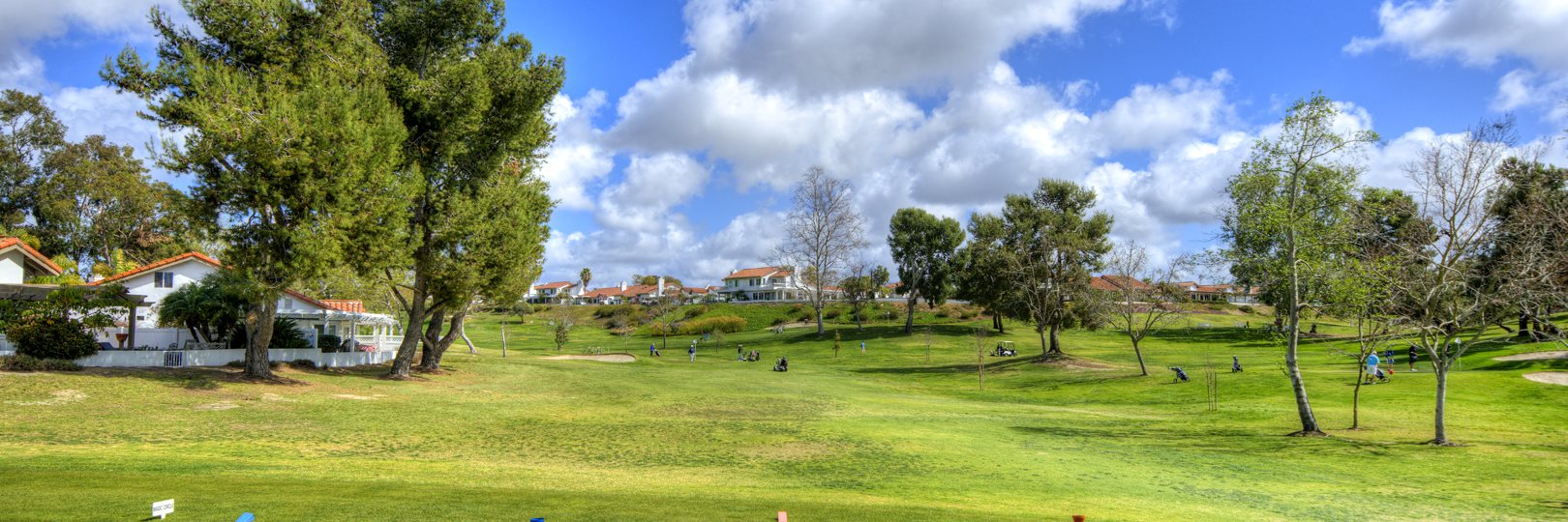 The golf course and homes at Ocean Hills Country Club, Oceanside