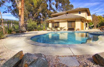 Home with Land and pool in Vista, CA