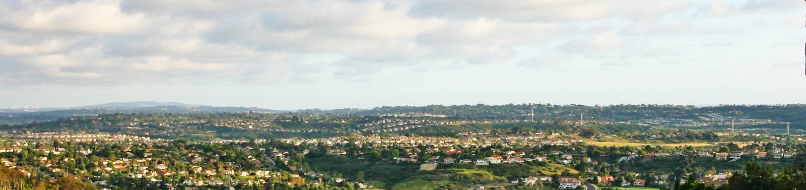 The view west from La Costa Ridge, Carlsbad
